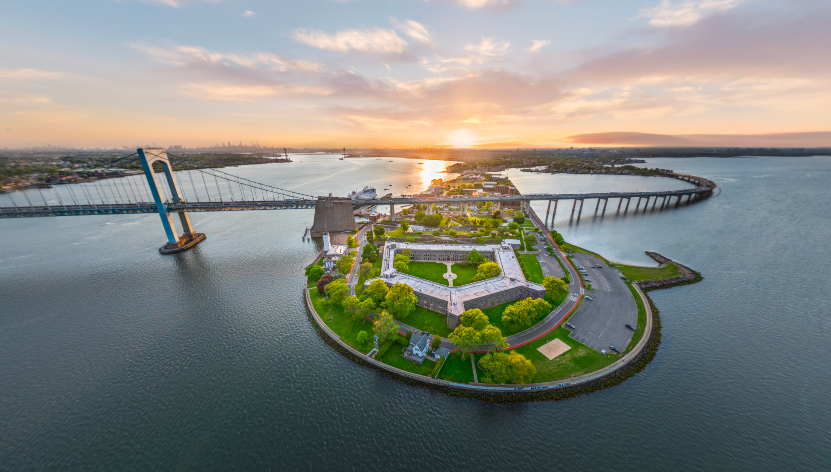 Aerial View of Fort Schuyler