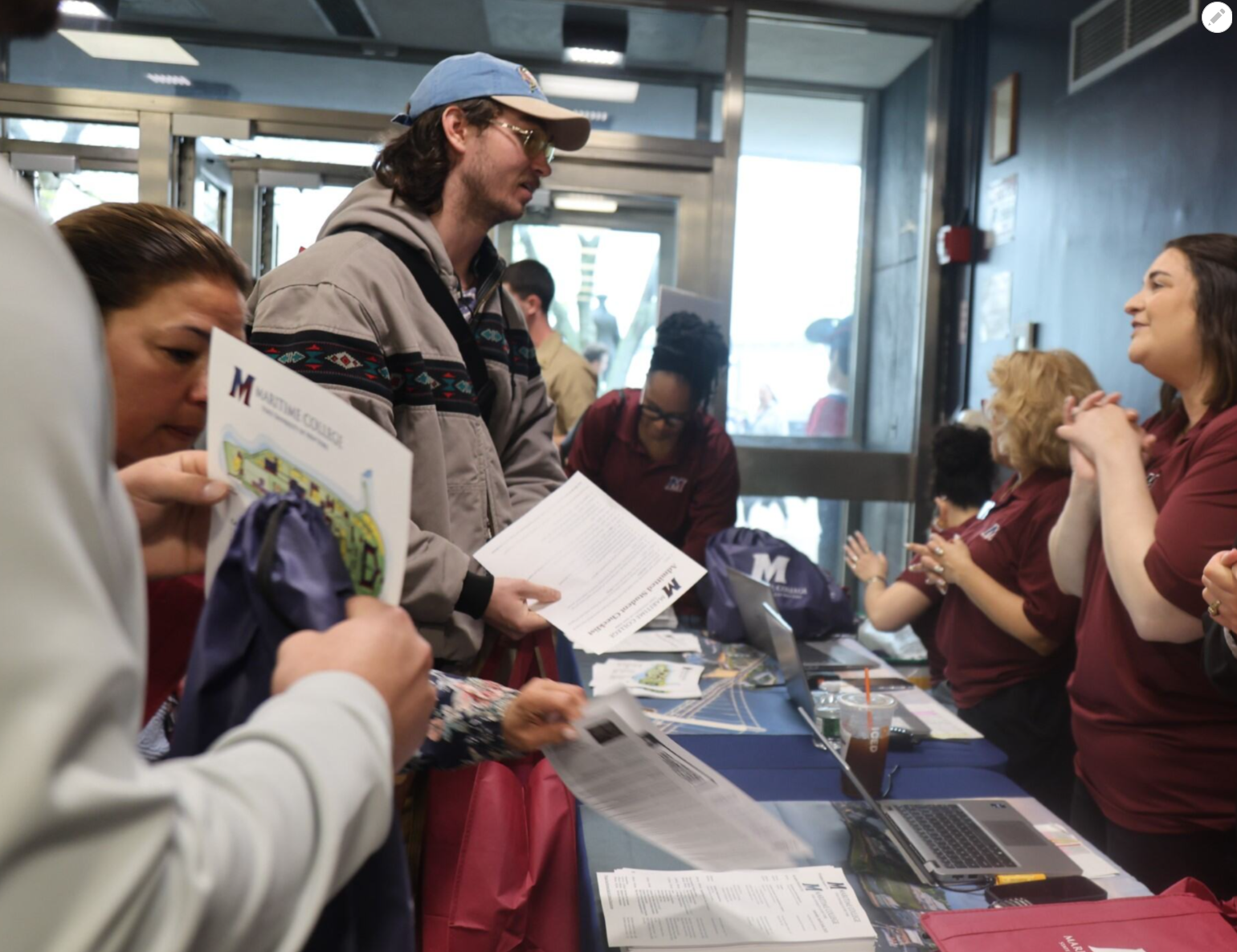 Prospective Students speaking with an Admissions Counselor
