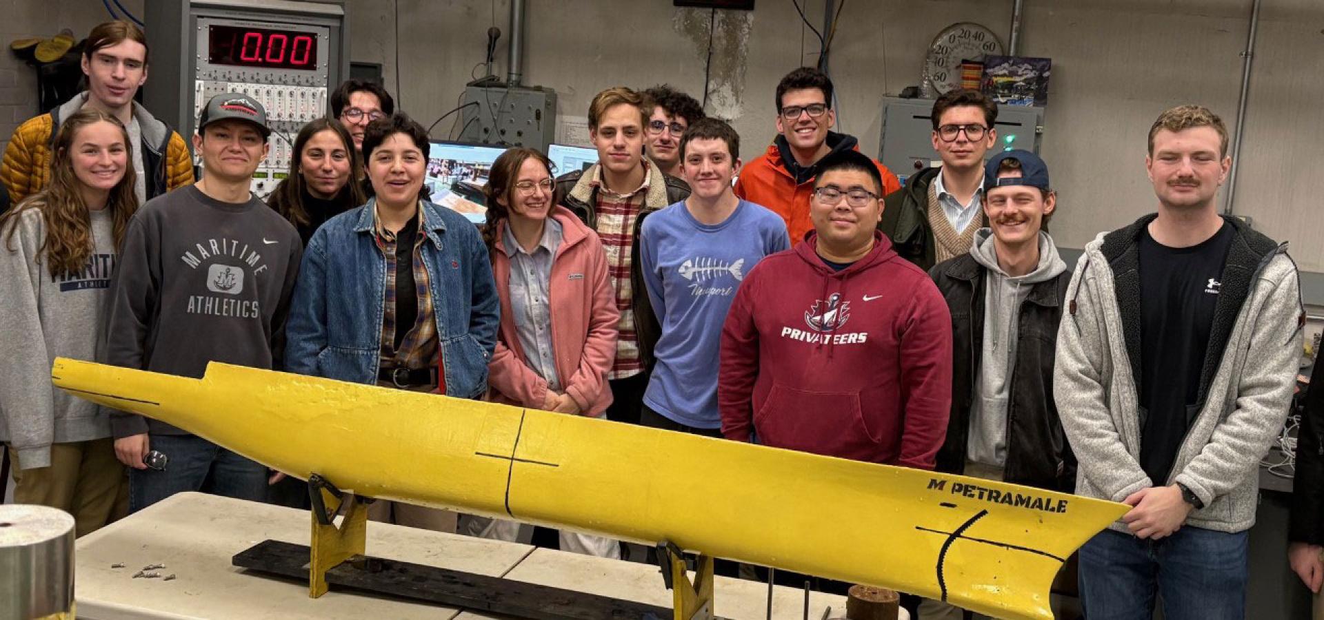 Naval Architecture Students Bring Ship Designs from Concept to Testing