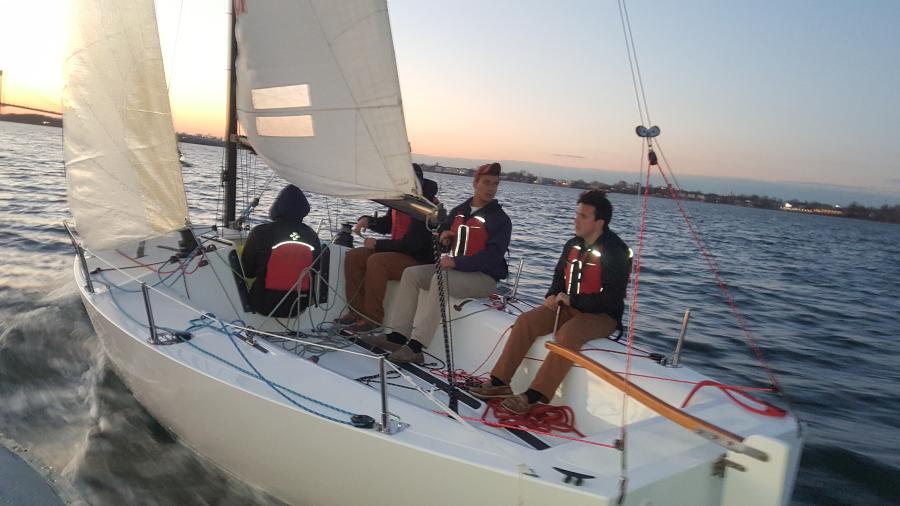 1979 J24 “Milk Bone” – converted to IC24 by alumni and students